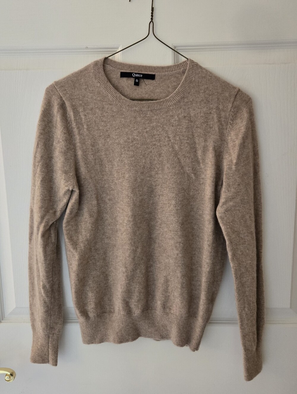 Quince Mongolian Cashmere Crew Sweater Small